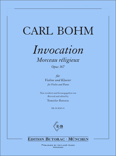 Cover - Bohm, Invocation - Morceaux réligieux op. 367